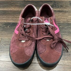 Vans Sport Low Burgundy Brown Pink suede VF 508357 US Men6.5/Women8/EUR 38.5